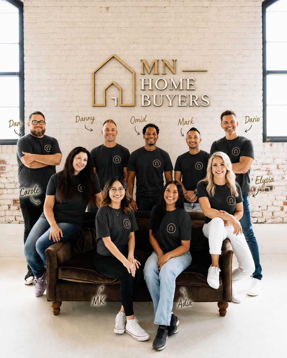 The MN Home Buyers team at our Saint Paul office